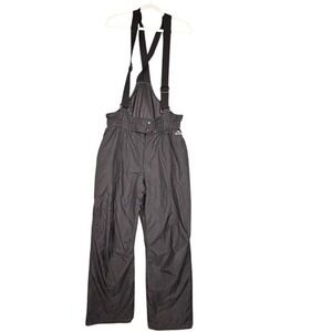 PacTech Performance Black Ski Snowboard Bib Overalls‎ Pants Womens Large